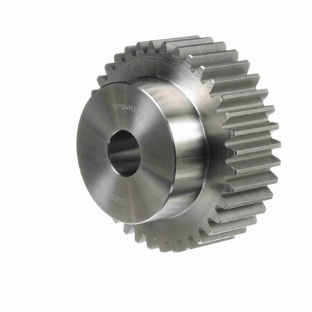 Browning Steel Minimum Plain Bore Spur Gear - 20 Pa 8 Dp, YSS836 YSS836